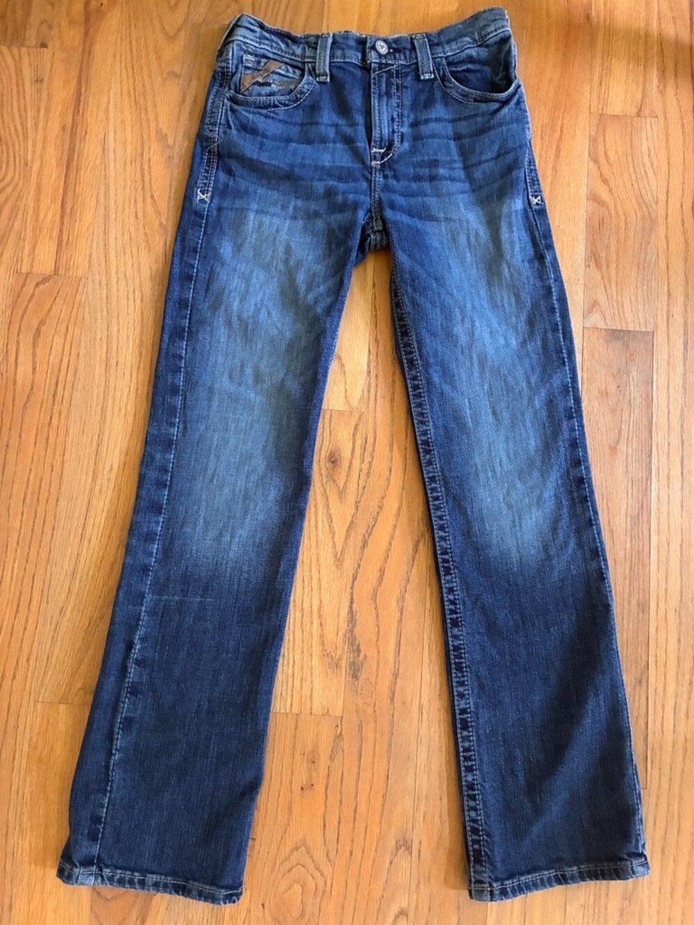 Ariat B4 Relaxed Boys Size 14 Medium Wash Western Jeans